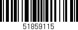 Código de barras (EAN, GTIN, SKU, ISBN): '51859115'