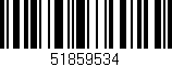 Código de barras (EAN, GTIN, SKU, ISBN): '51859534'