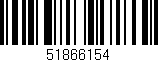 Código de barras (EAN, GTIN, SKU, ISBN): '51866154'