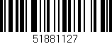 Código de barras (EAN, GTIN, SKU, ISBN): '51881127'