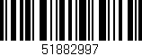Código de barras (EAN, GTIN, SKU, ISBN): '51882997'
