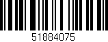 Código de barras (EAN, GTIN, SKU, ISBN): '51884075'