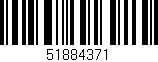 Código de barras (EAN, GTIN, SKU, ISBN): '51884371'