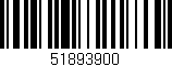 Código de barras (EAN, GTIN, SKU, ISBN): '51893900'