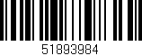 Código de barras (EAN, GTIN, SKU, ISBN): '51893984'