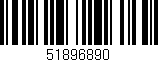 Código de barras (EAN, GTIN, SKU, ISBN): '51896890'