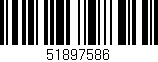Código de barras (EAN, GTIN, SKU, ISBN): '51897586'