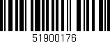 Código de barras (EAN, GTIN, SKU, ISBN): '51900176'