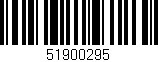 Código de barras (EAN, GTIN, SKU, ISBN): '51900295'