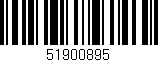 Código de barras (EAN, GTIN, SKU, ISBN): '51900895'