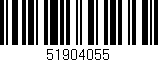 Código de barras (EAN, GTIN, SKU, ISBN): '51904055'