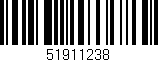 Código de barras (EAN, GTIN, SKU, ISBN): '51911238'