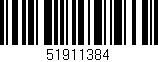 Código de barras (EAN, GTIN, SKU, ISBN): '51911384'