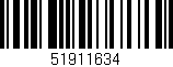 Código de barras (EAN, GTIN, SKU, ISBN): '51911634'