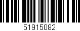 Código de barras (EAN, GTIN, SKU, ISBN): '51915082'