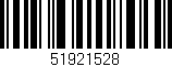 Código de barras (EAN, GTIN, SKU, ISBN): '51921528'