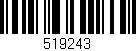 Código de barras (EAN, GTIN, SKU, ISBN): '519243'