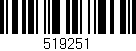 Código de barras (EAN, GTIN, SKU, ISBN): '519251'