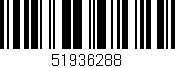 Código de barras (EAN, GTIN, SKU, ISBN): '51936288'