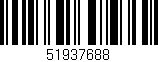 Código de barras (EAN, GTIN, SKU, ISBN): '51937688'