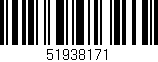 Código de barras (EAN, GTIN, SKU, ISBN): '51938171'