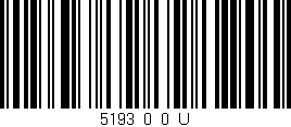 Código de barras (EAN, GTIN, SKU, ISBN): '5193_0_0_U'