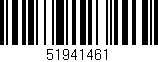 Código de barras (EAN, GTIN, SKU, ISBN): '51941461'