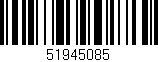 Código de barras (EAN, GTIN, SKU, ISBN): '51945085'