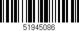 Código de barras (EAN, GTIN, SKU, ISBN): '51945086'
