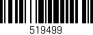 Código de barras (EAN, GTIN, SKU, ISBN): '519499'