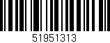 Código de barras (EAN, GTIN, SKU, ISBN): '51951313'