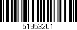 Código de barras (EAN, GTIN, SKU, ISBN): '51953201'