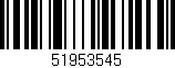Código de barras (EAN, GTIN, SKU, ISBN): '51953545'