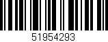Código de barras (EAN, GTIN, SKU, ISBN): '51954293'