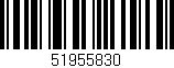 Código de barras (EAN, GTIN, SKU, ISBN): '51955830'