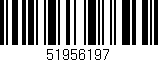 Código de barras (EAN, GTIN, SKU, ISBN): '51956197'