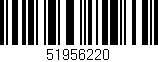 Código de barras (EAN, GTIN, SKU, ISBN): '51956220'