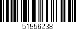 Código de barras (EAN, GTIN, SKU, ISBN): '51956238'