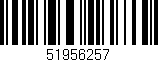 Código de barras (EAN, GTIN, SKU, ISBN): '51956257'