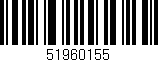Código de barras (EAN, GTIN, SKU, ISBN): '51960155'