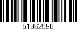 Código de barras (EAN, GTIN, SKU, ISBN): '51962596'