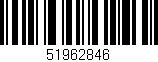 Código de barras (EAN, GTIN, SKU, ISBN): '51962846'