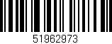 Código de barras (EAN, GTIN, SKU, ISBN): '51962973'