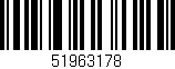Código de barras (EAN, GTIN, SKU, ISBN): '51963178'