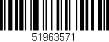 Código de barras (EAN, GTIN, SKU, ISBN): '51963571'