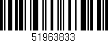 Código de barras (EAN, GTIN, SKU, ISBN): '51963833'