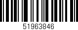 Código de barras (EAN, GTIN, SKU, ISBN): '51963846'