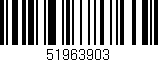 Código de barras (EAN, GTIN, SKU, ISBN): '51963903'
