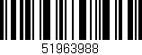 Código de barras (EAN, GTIN, SKU, ISBN): '51963988'