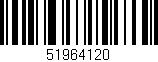 Código de barras (EAN, GTIN, SKU, ISBN): '51964120'